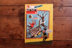 Vintage Tintin Magazine No. 554 June 1959 French Comic Journal Hergé Era - 2C62