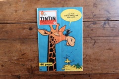 Vintage Tintin Magazine No. 559 July 1959 French Comic Book Hergé Tintin - 2C66