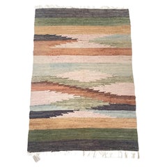 Vintage Tisca Handmade Rug 1980s