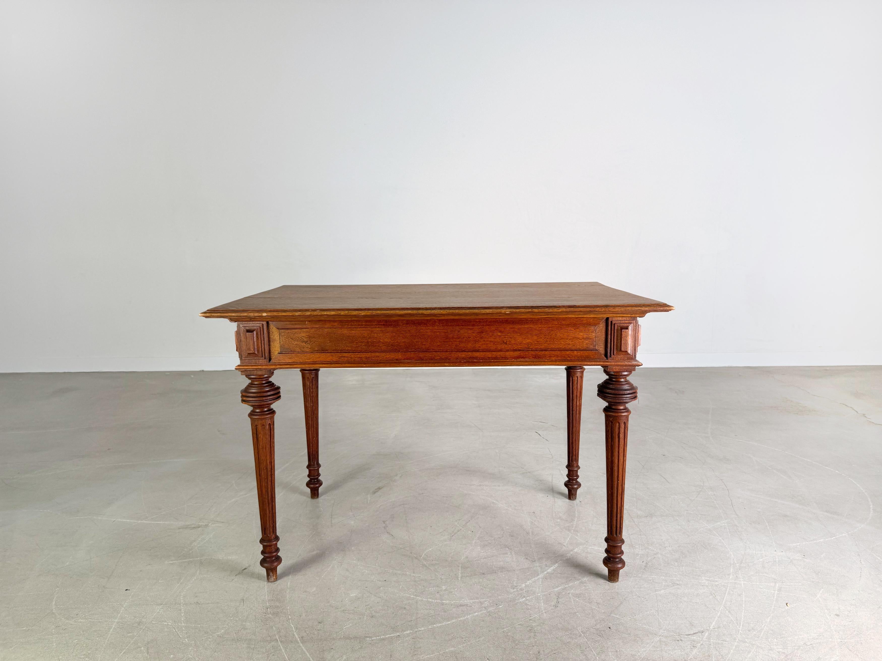 Vintage Tisch Jugendstil antik Küchentisch Esstisch Bauerntisch In condizioni discrete in vendita a Berlin, DE
