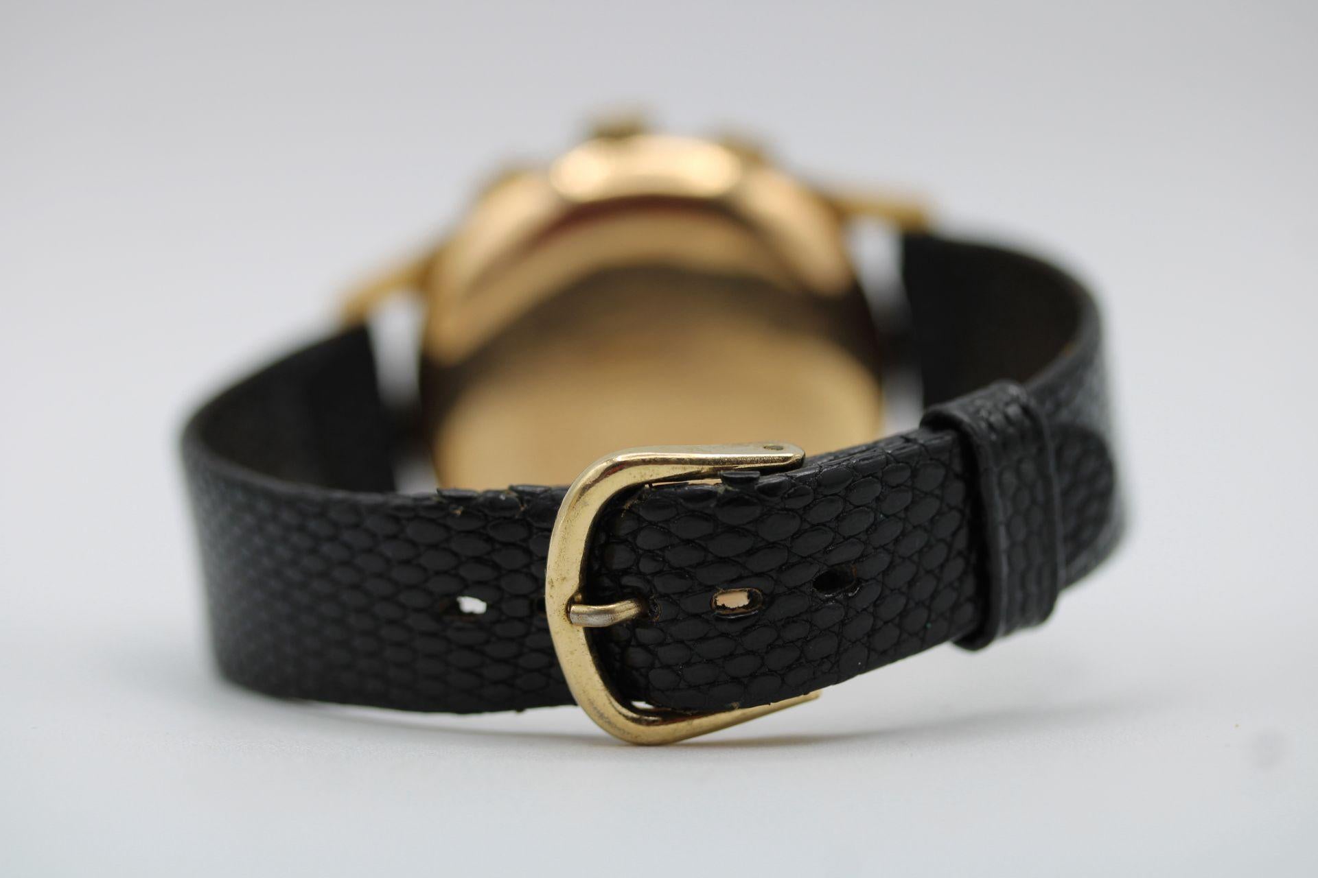 Vintage Titus 18k Gold Chronograph – 1950s Classic Watch For Sale 6