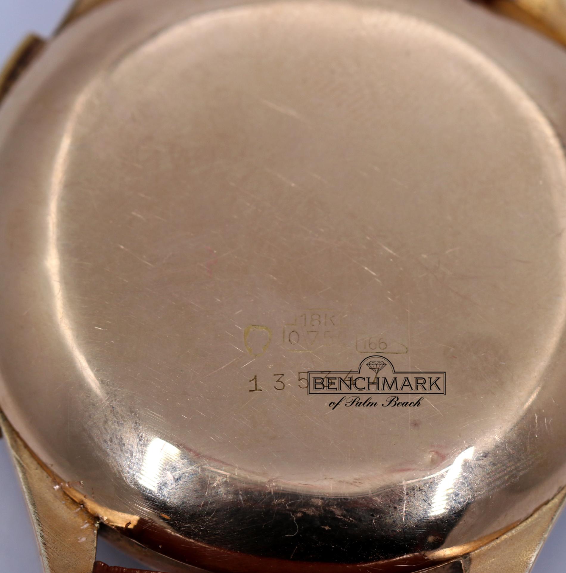 Retro Vintage Titus Rose Gold Chronograph Watch