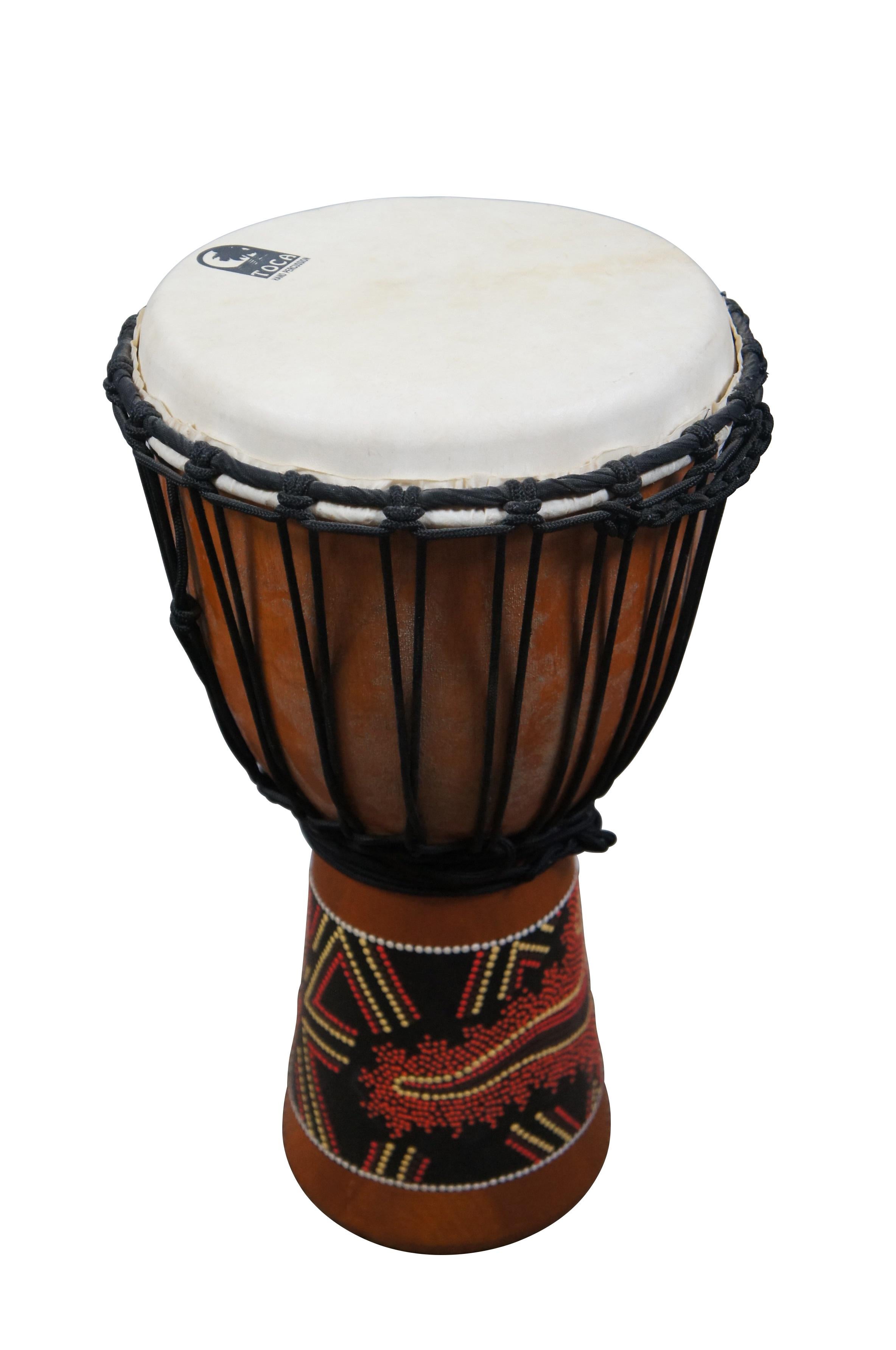 Late 20th century Toca Hand Percussion djembe drum. 12