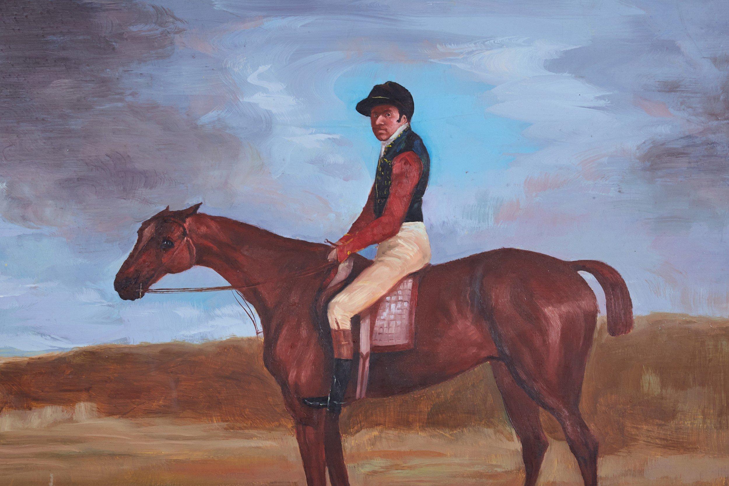 jockey painting