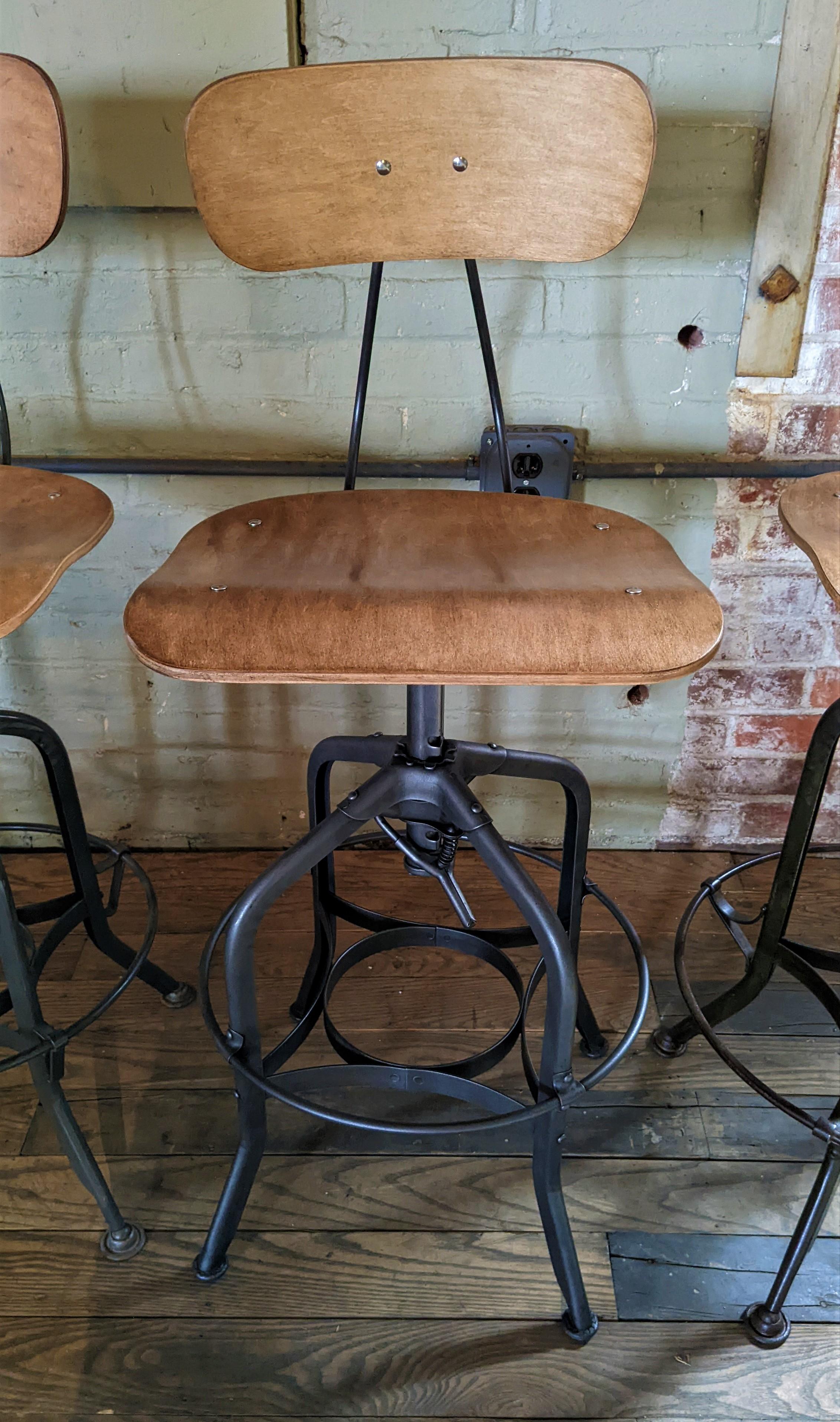 Vintage Toledo Adjustable Stools 1