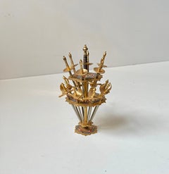 Vintage Toledo Cocktail or Olive Sword Skewers, Spain 1970s