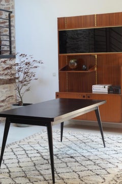 Vintage Tolix Table by Xavier Pauchard 1950s Bistrot, French