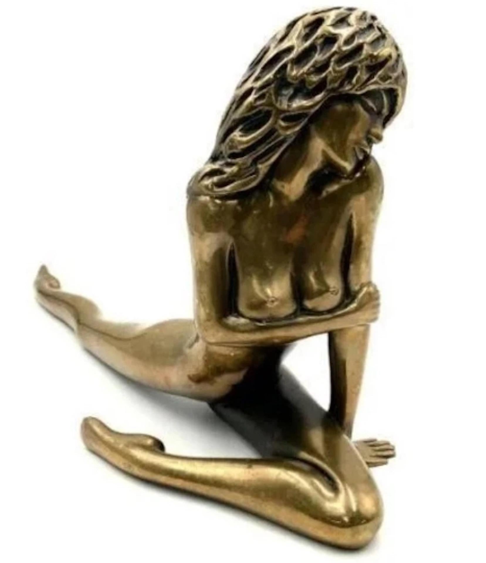 Americano Scultura vintage di Tom Bennetts firmata a mano 