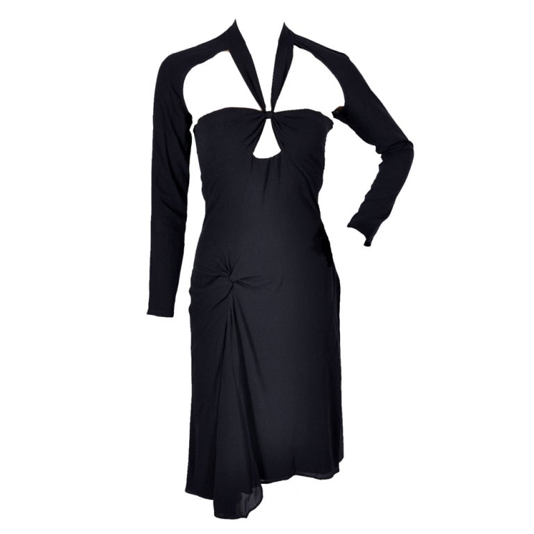 black gucci dress