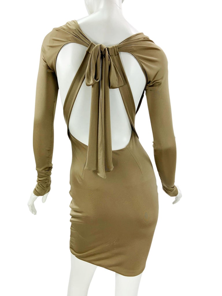 tom ford cut-out mini dress Tom Ford Cutout Mini Dress In Black - 50% Off