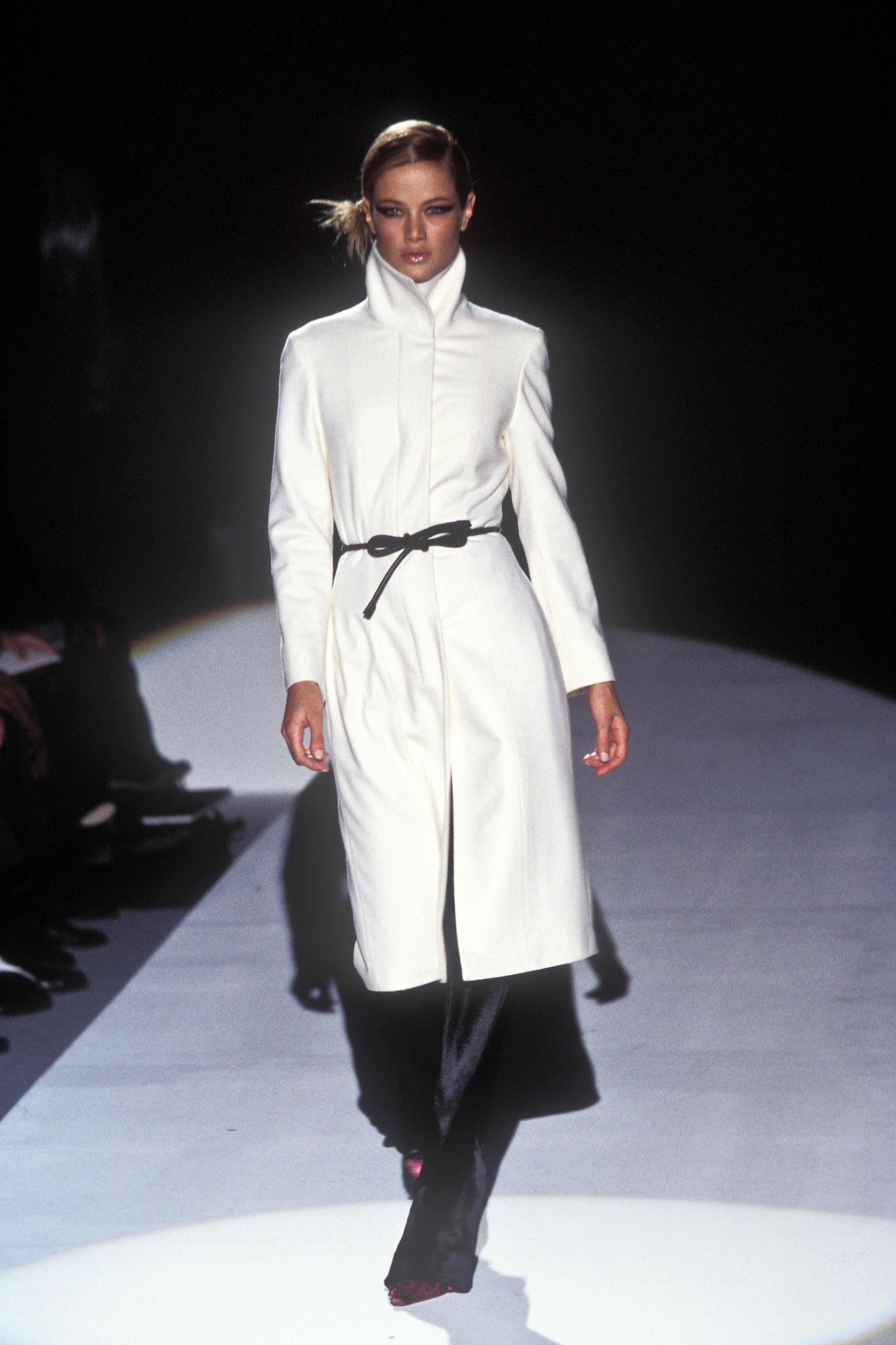 Vintage Tom Ford for Gucci F/W 1999 Runway Leather Coat 2