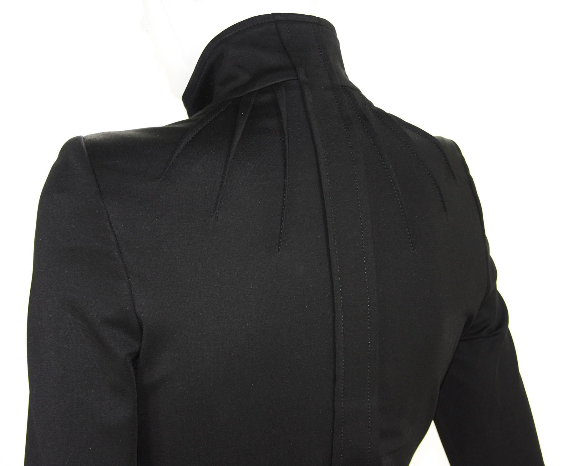 Vintage Tom Ford for Gucci F/W 2004 Black Dress Skirt Suit Italian 42 US 6 For Sale 9