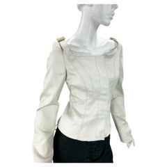 Vintage Tom Ford for Gucci FW 2003 White Tailoring Jacket Italian 38