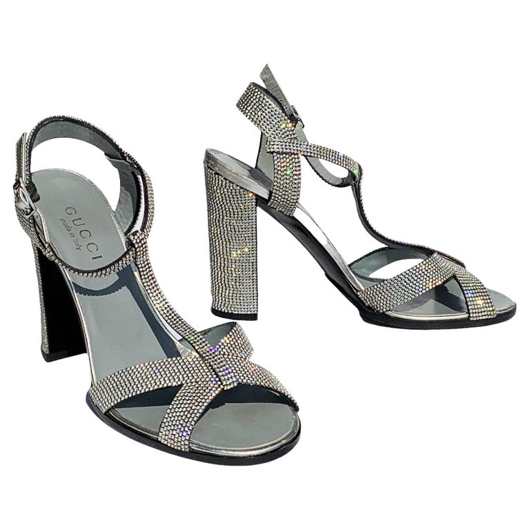 Vintage Tom Ford for Gucci SS 2000 Crystal Embellished Shoes Sandals 36.5  US 6.5 For Sale at 1stDibs | 36.5 it to us, gucci shoes sandals, tom ford  gucci shoes