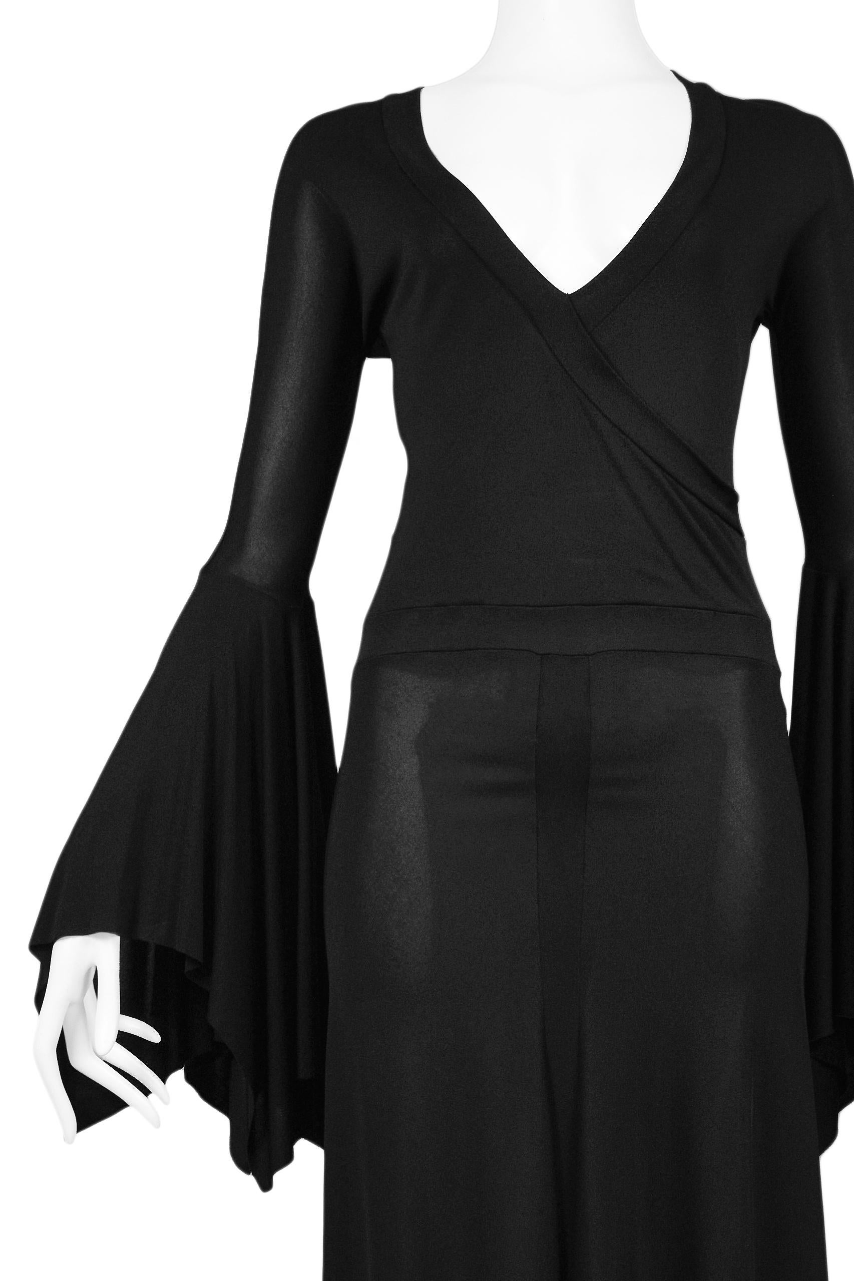 yves saint laurent black dress