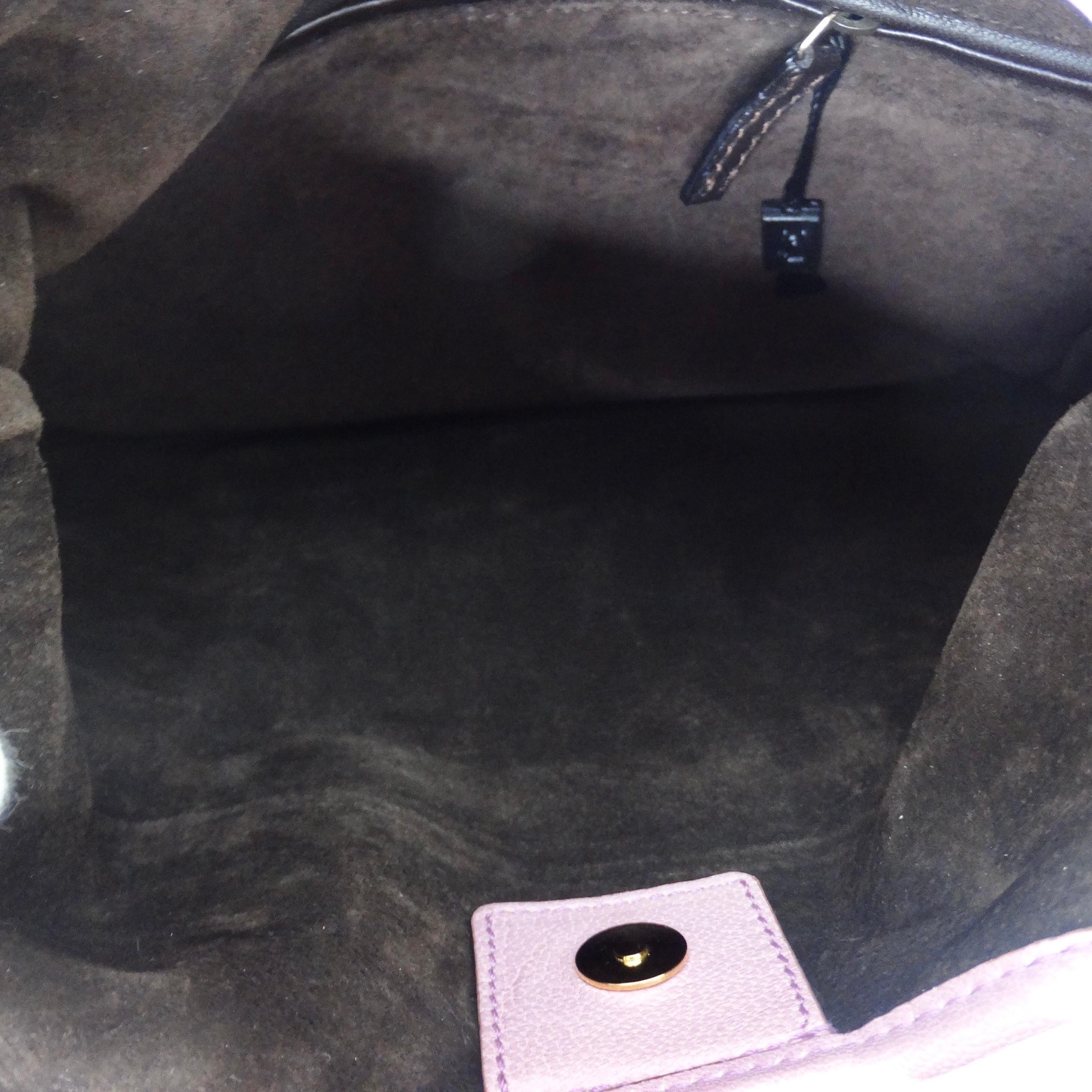 Vintage Tom Ford for Yves Saint Laurent Pink Suede Saint Tropez Handbag 5