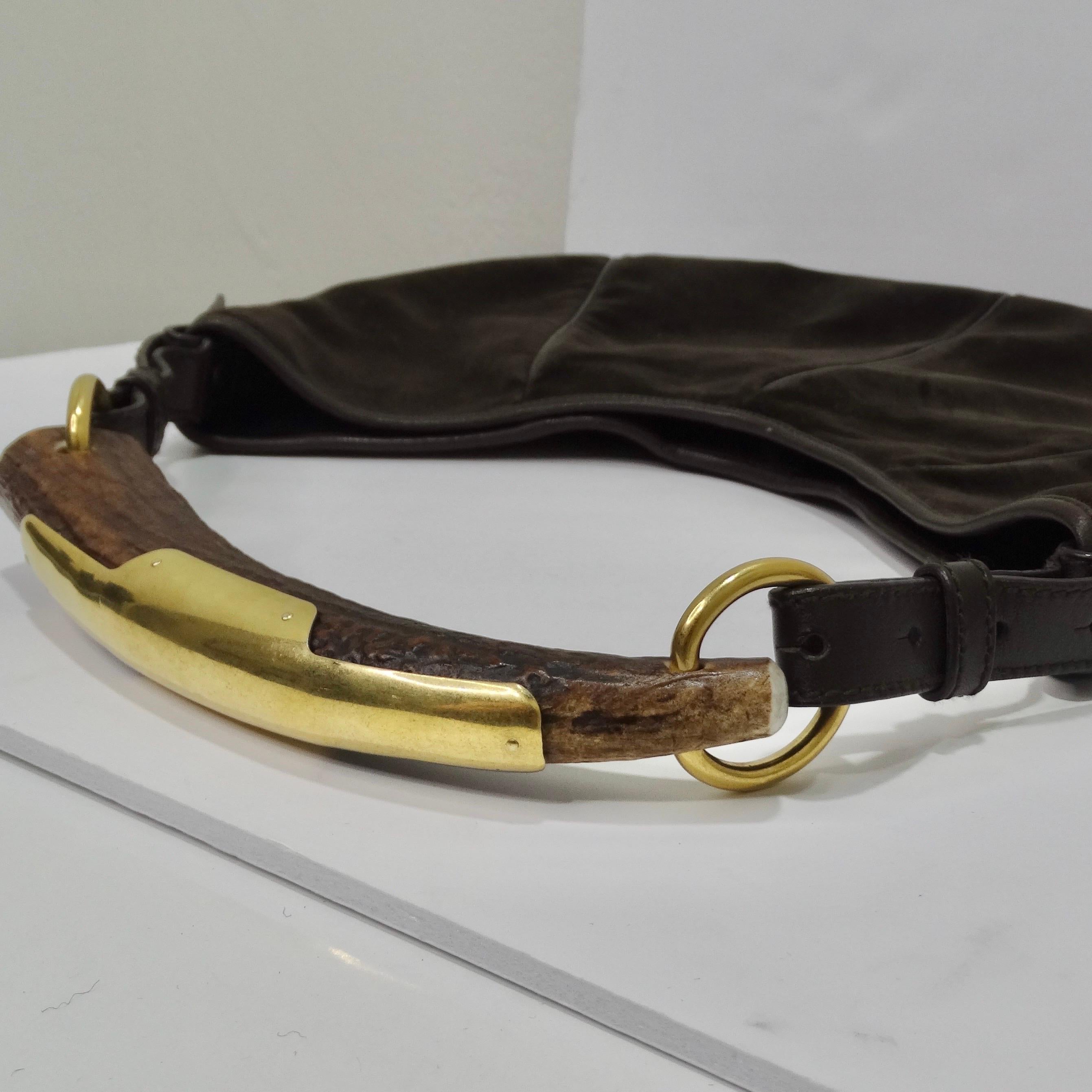 Vintage Tom Ford for Yves Saint Laurent Velvet Beaded Mombasa Handbag 3