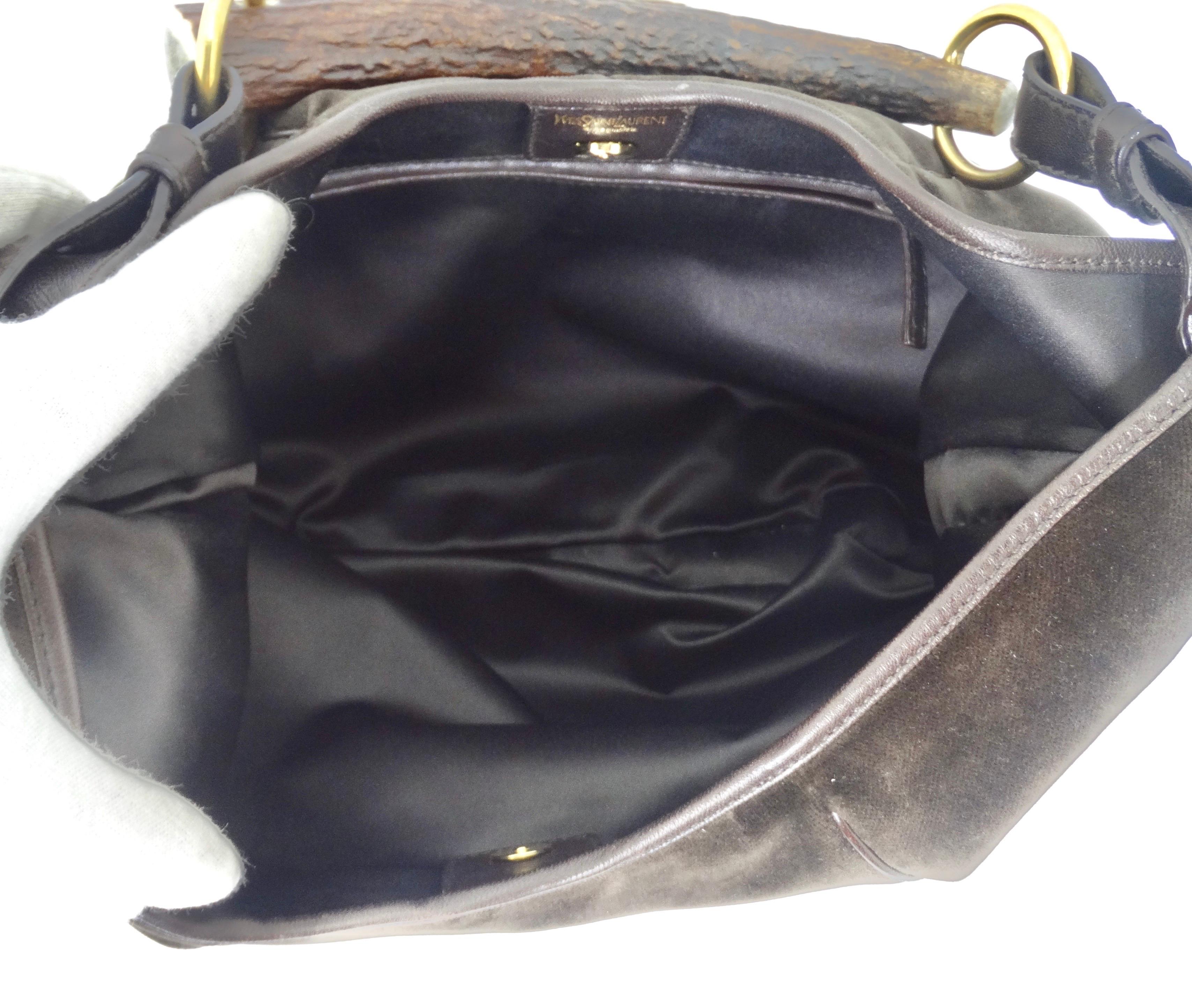 Vintage Tom Ford for Yves Saint Laurent Velvet Beaded Mombasa Handbag 4