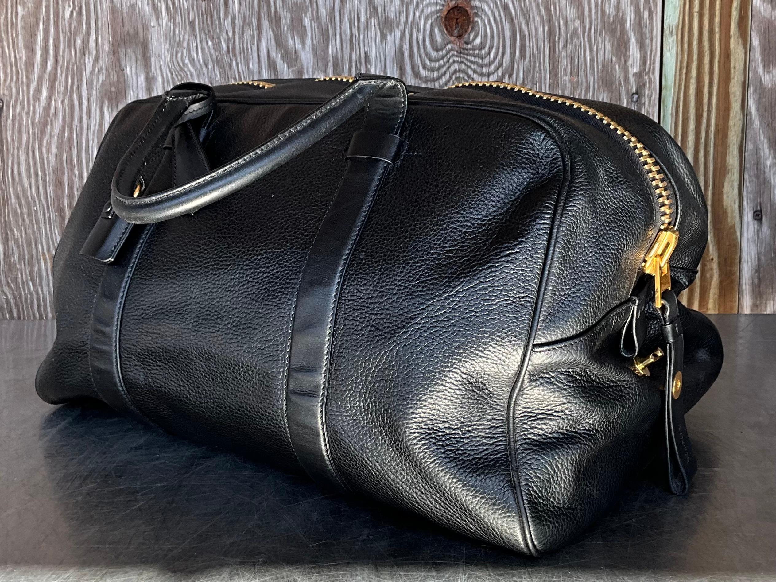 Vintage Tom Ford Leather Travel Bag For Sale 1