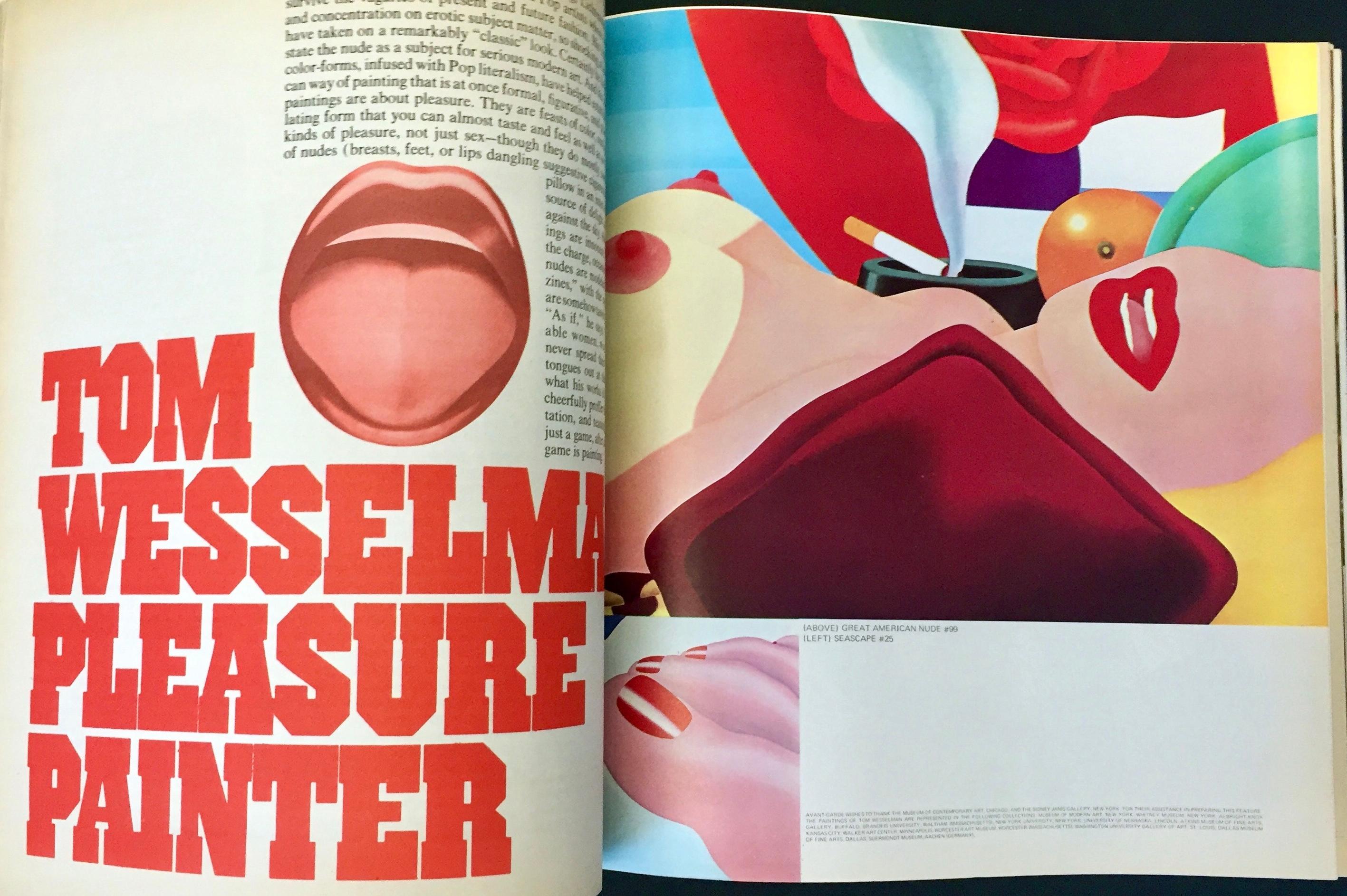 Vintage Tom Wesselmann Avant Garde ‘Magazine’, 1968 In Good Condition In Brooklyn, NY