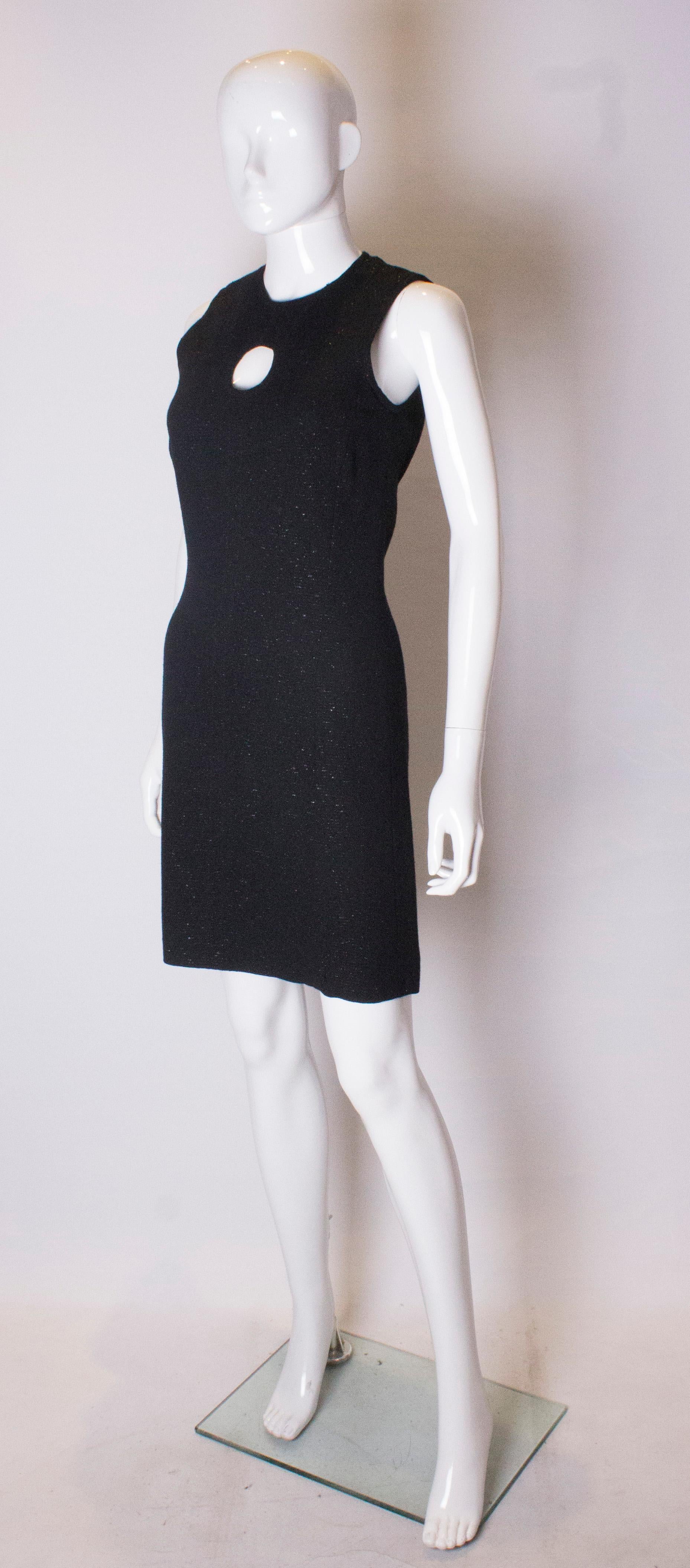 Black Vintage Tomasz Starzewski Party Dress For Sale