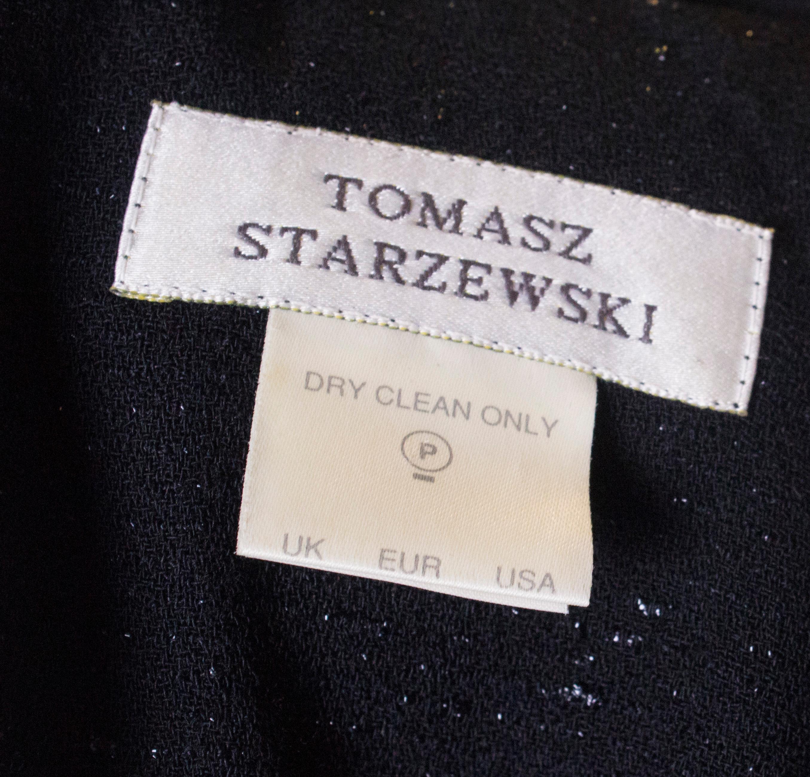 Vestido de fiesta vintage Tomasz Starzewski en venta 4