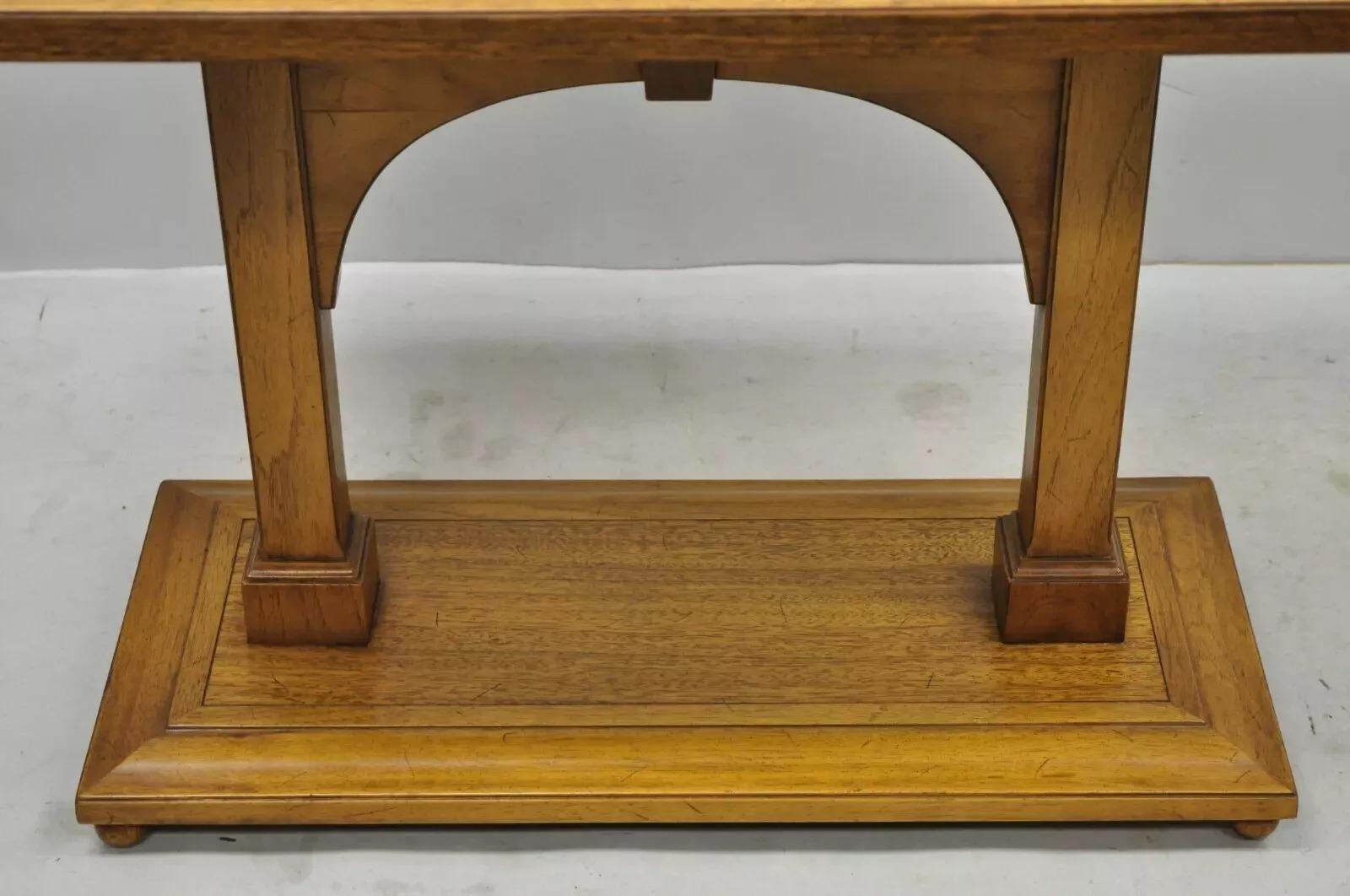 Mesa auxiliar Vintage Tomlinson Burl Walnut Mid Century Modern Art Deco Desconocido en venta