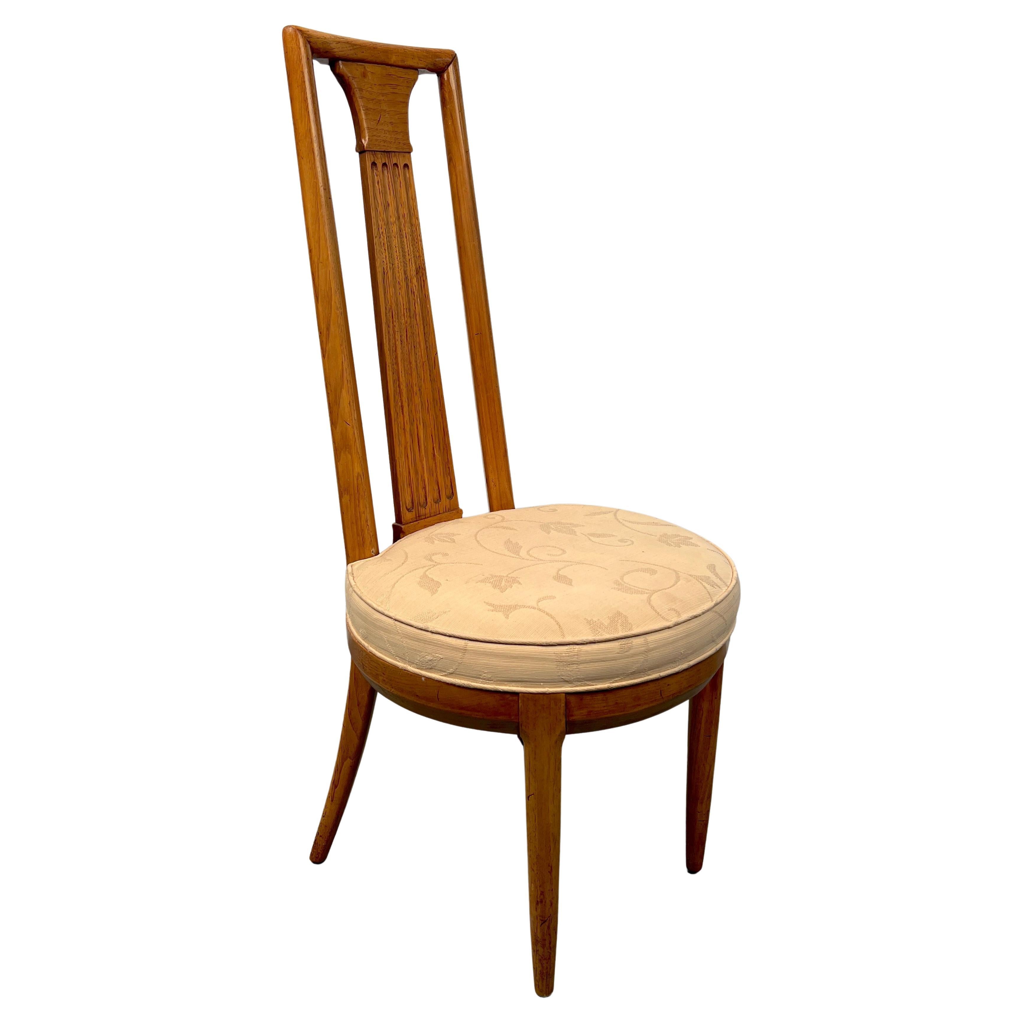 Sedia da pranzo scanalata d
epoca Tomlinson "Sophisticate Collection" in vendita