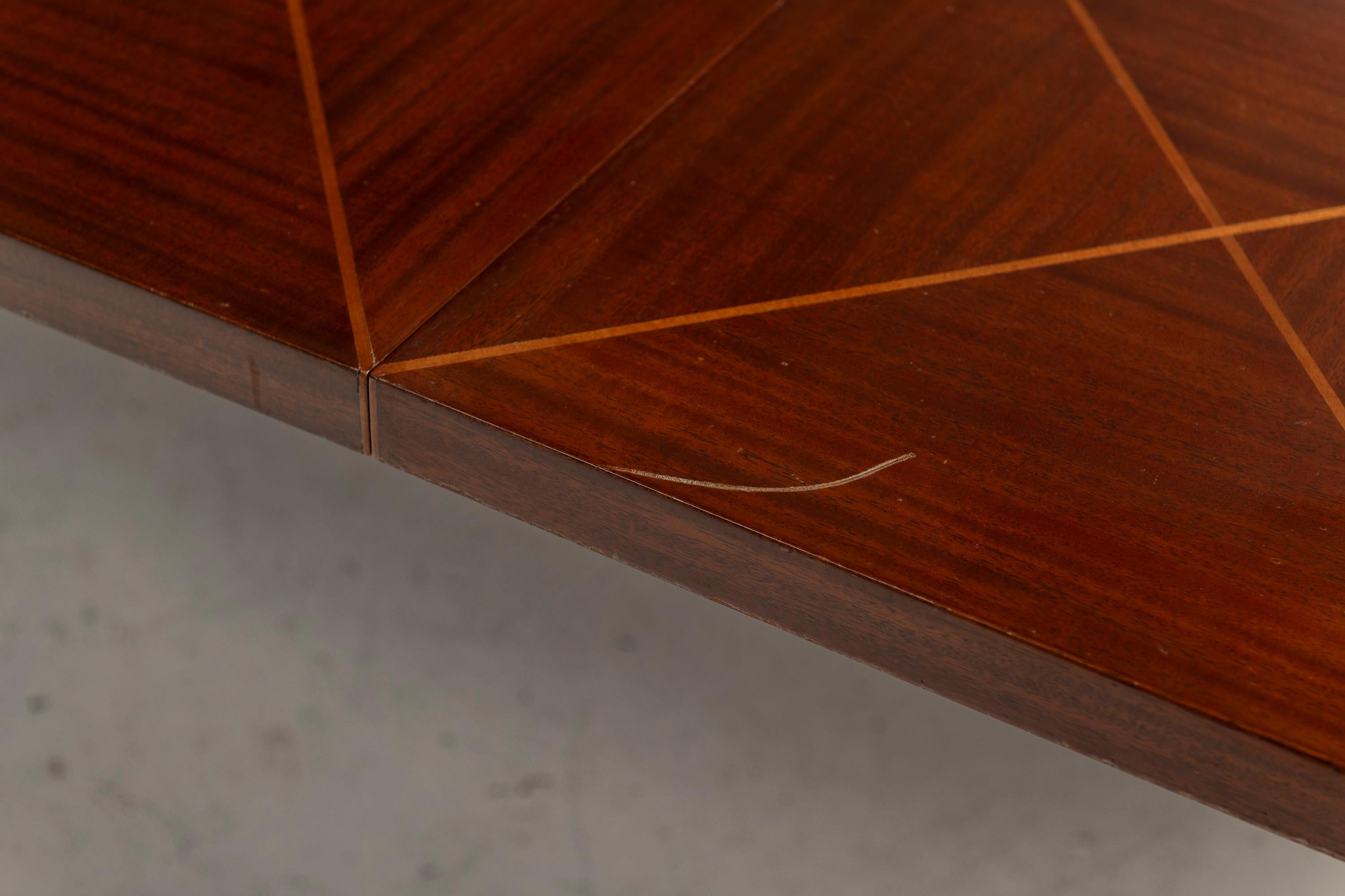 Vintage Tommi Parzinger for Charak Extendable Dining Table, c 1950s For Sale 1