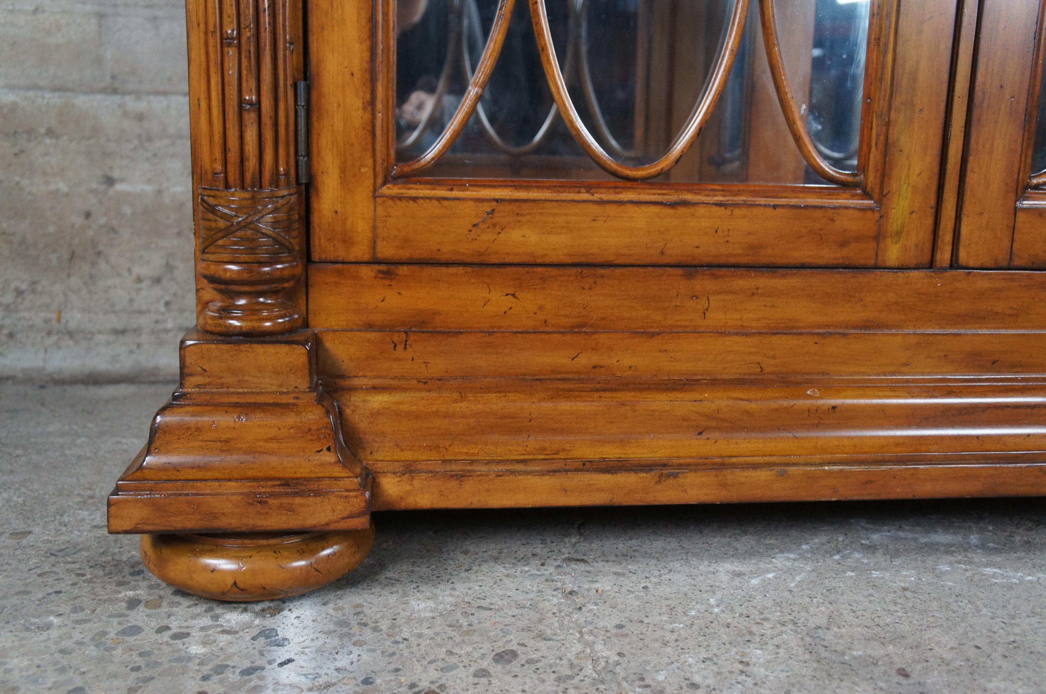 Vintage Tommy Bahama Maple Island Estate Mariana Display Curio China Cabinet 87