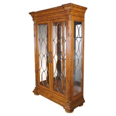 Used Tommy Bahama Maple Island Estate Mariana Display Curio China Cabinet 87"