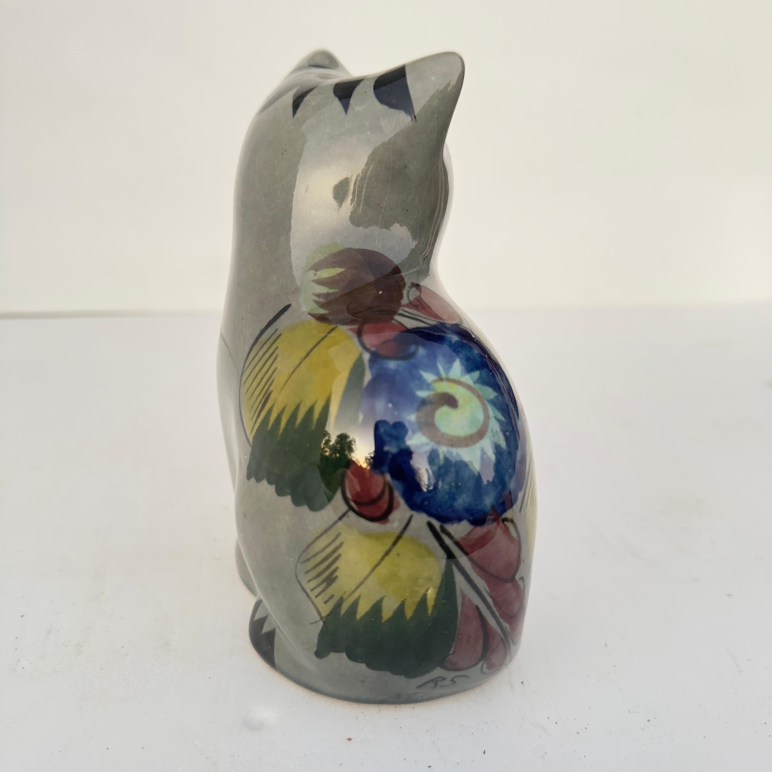Vintage Tonala Cat Ceramic Figurine 1