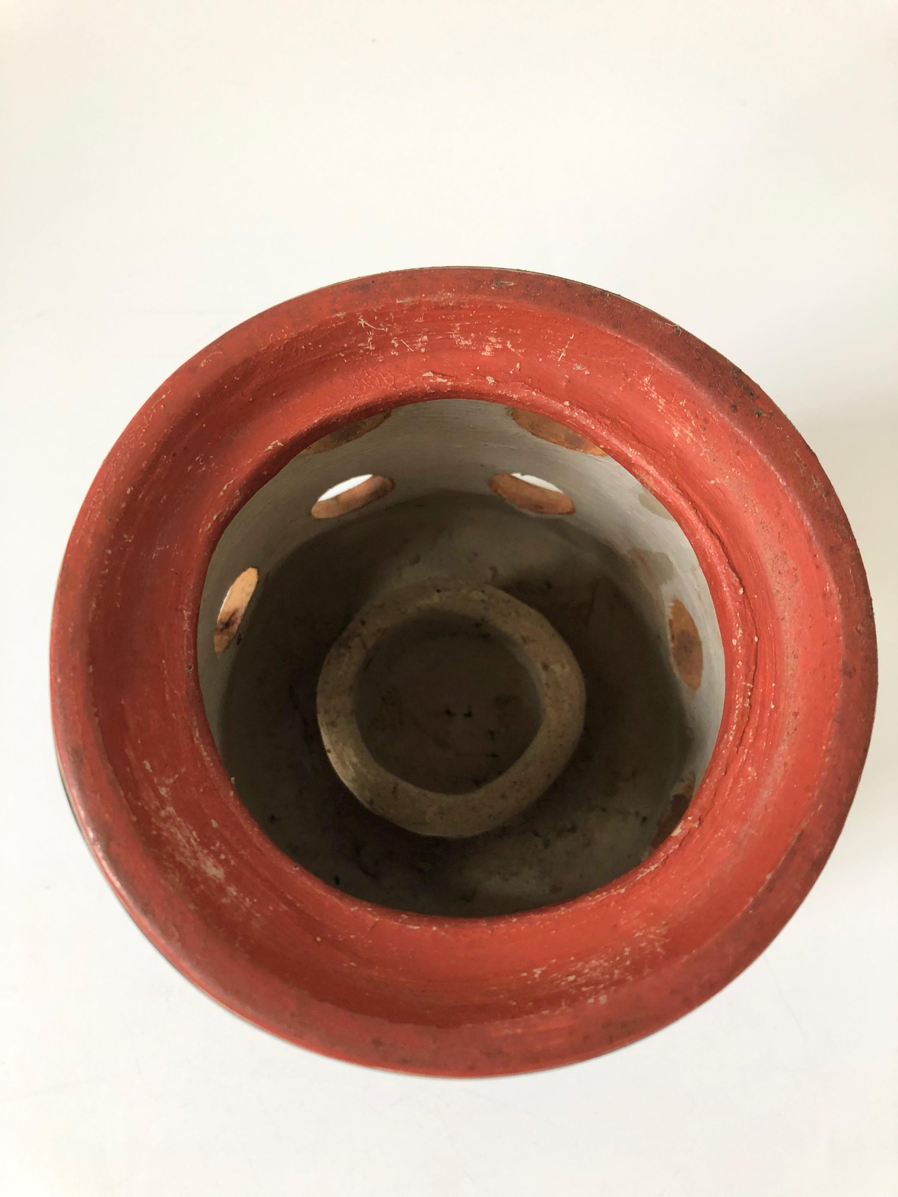 Bohemian Vintage Tonala Pottery Candle Holder