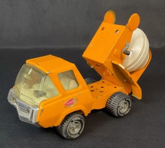 Vintage Tonka Cement Mixer Truck Toy, Orange Pressed Steel, Circa 1961 - 2Y609
