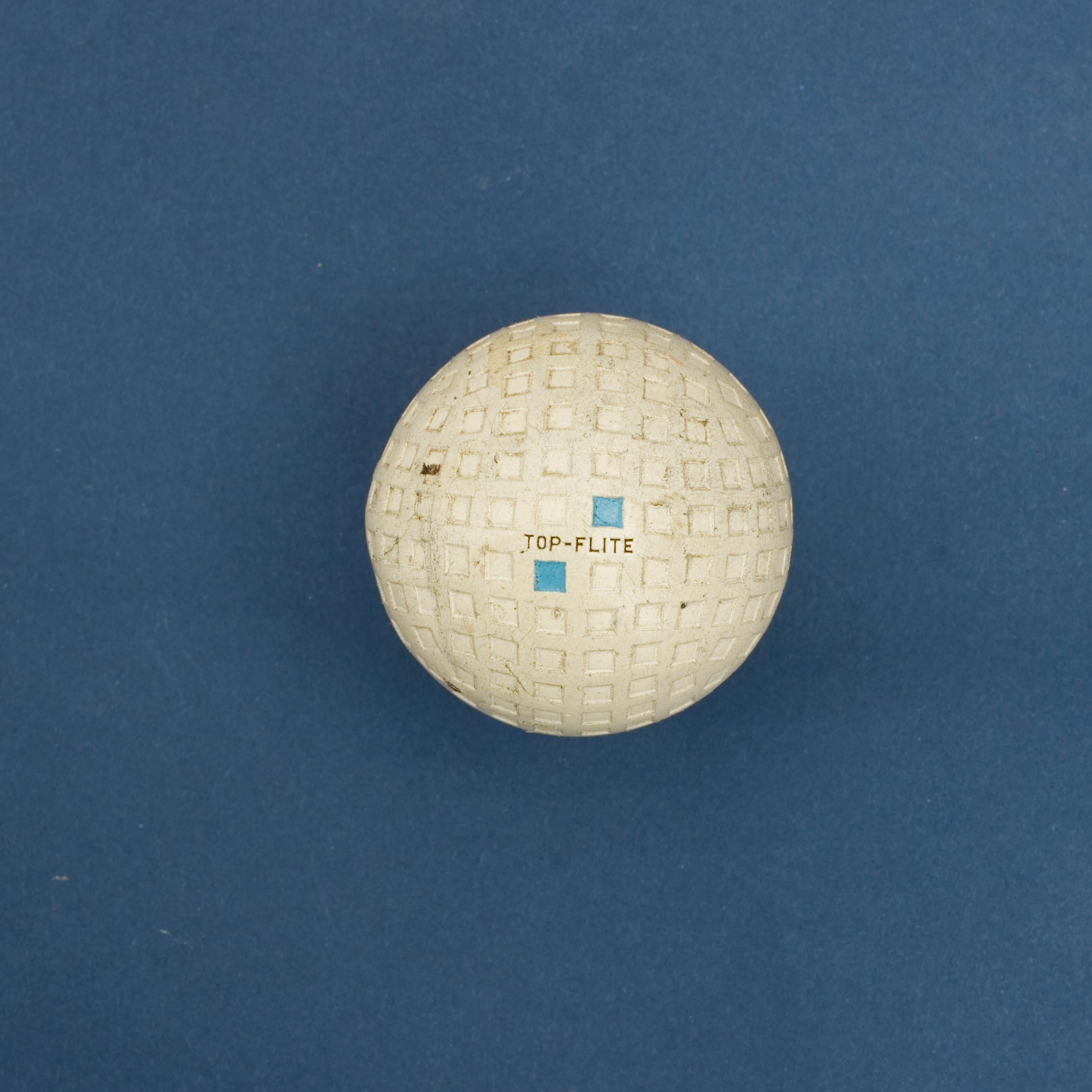 Vintage Top Flite Golf Ball with Mesh Pattern For Sale 2