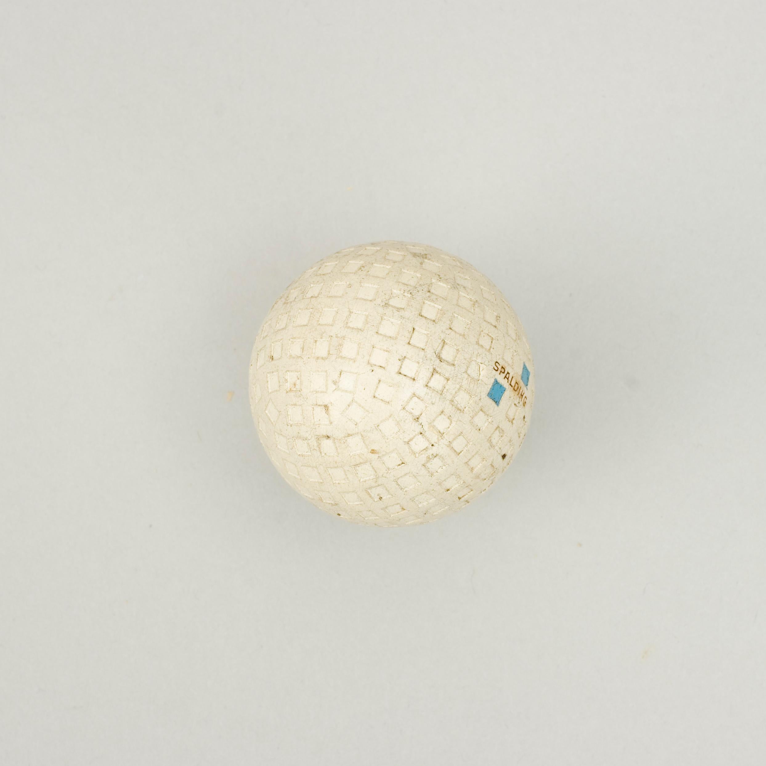 Mid-20th Century Vintage Top Flite Golf Ball with Mesh Pattern For Sale
