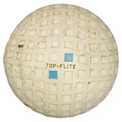 Vintage Top Flite Golf Ball with Mesh Pattern