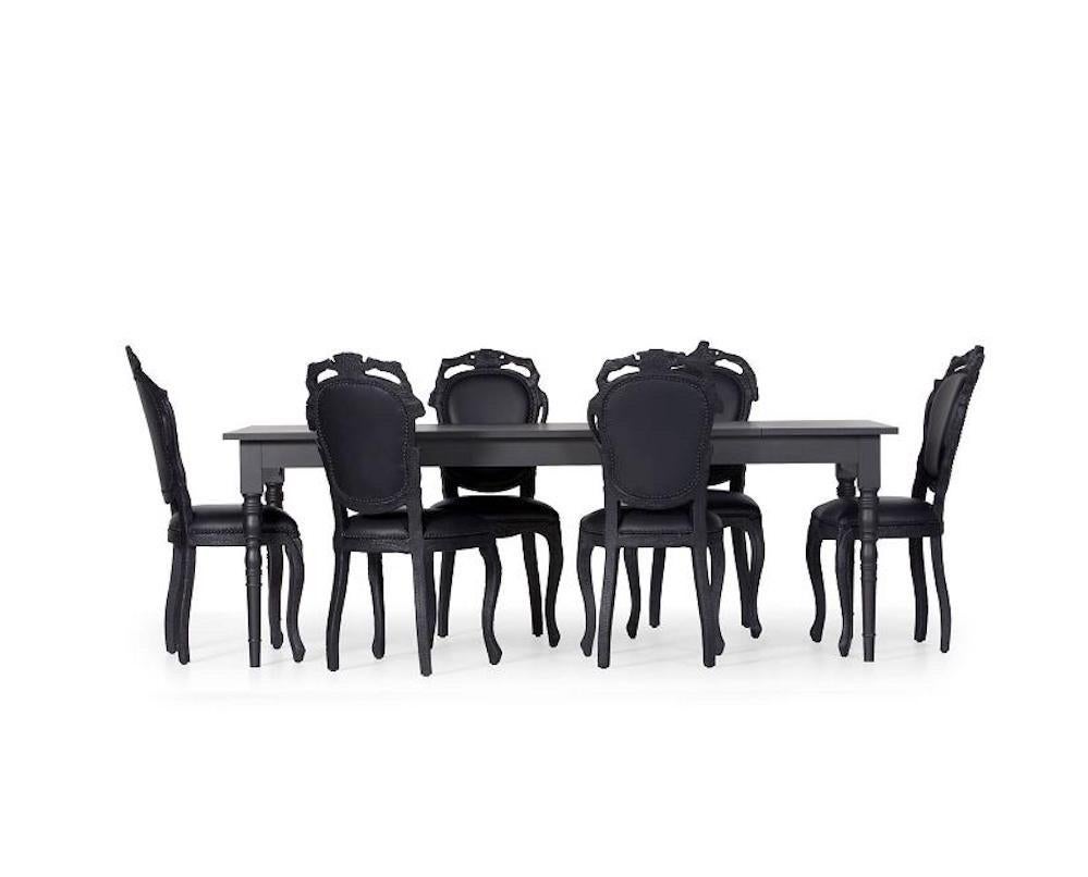 Top top dining table by Marcel Wanders for Moooi 2004 utility table desk black

