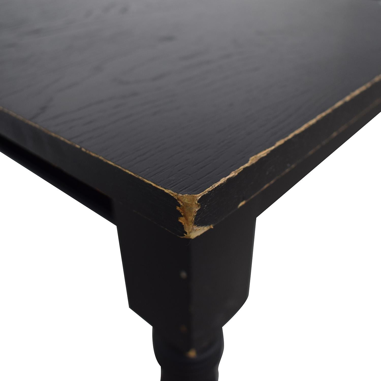 Ebonized Vintage Top Top Dining Table by Marcel Wanders for Moooi 2004 Utility Desk Black