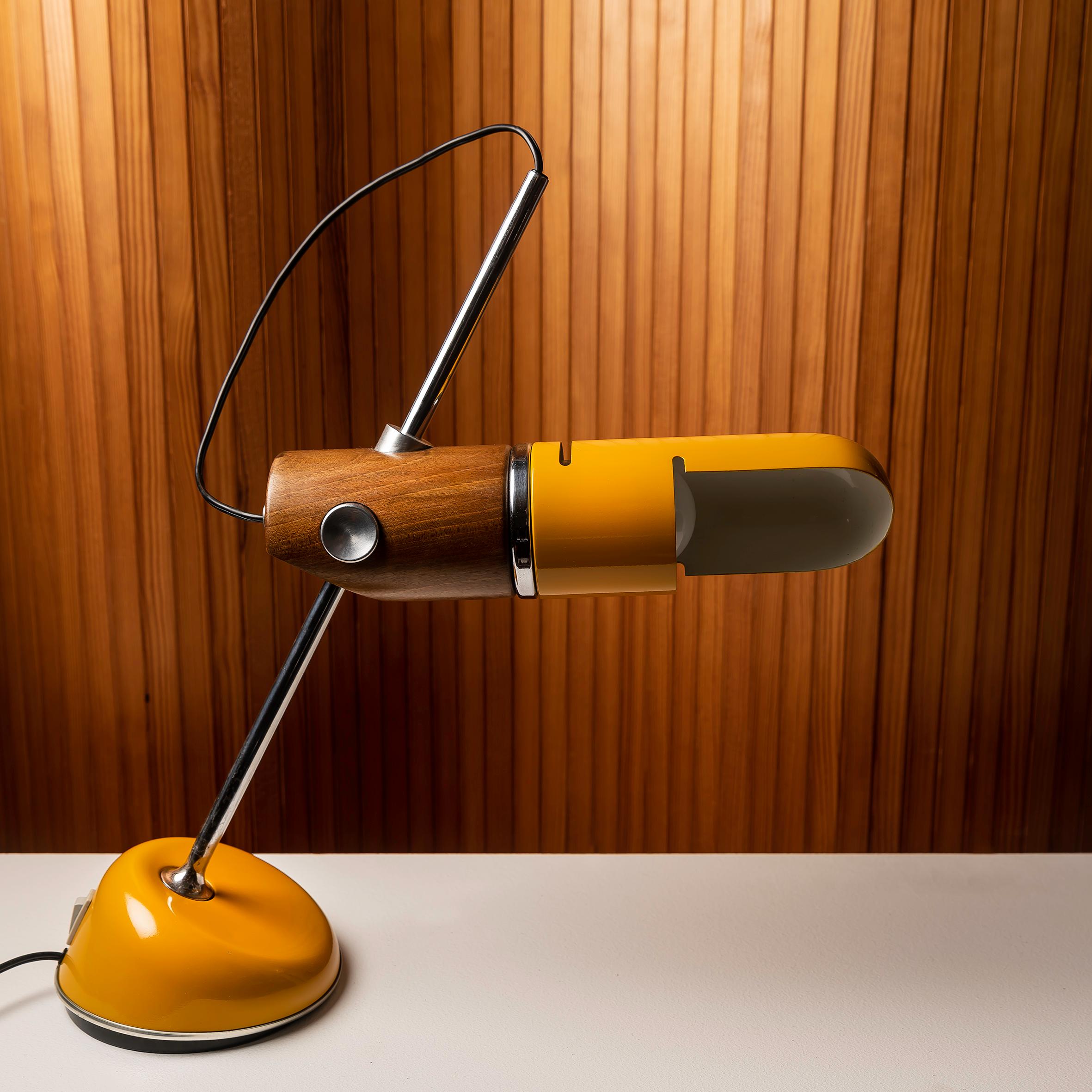 Ère spatiale Lampe de table vintage 