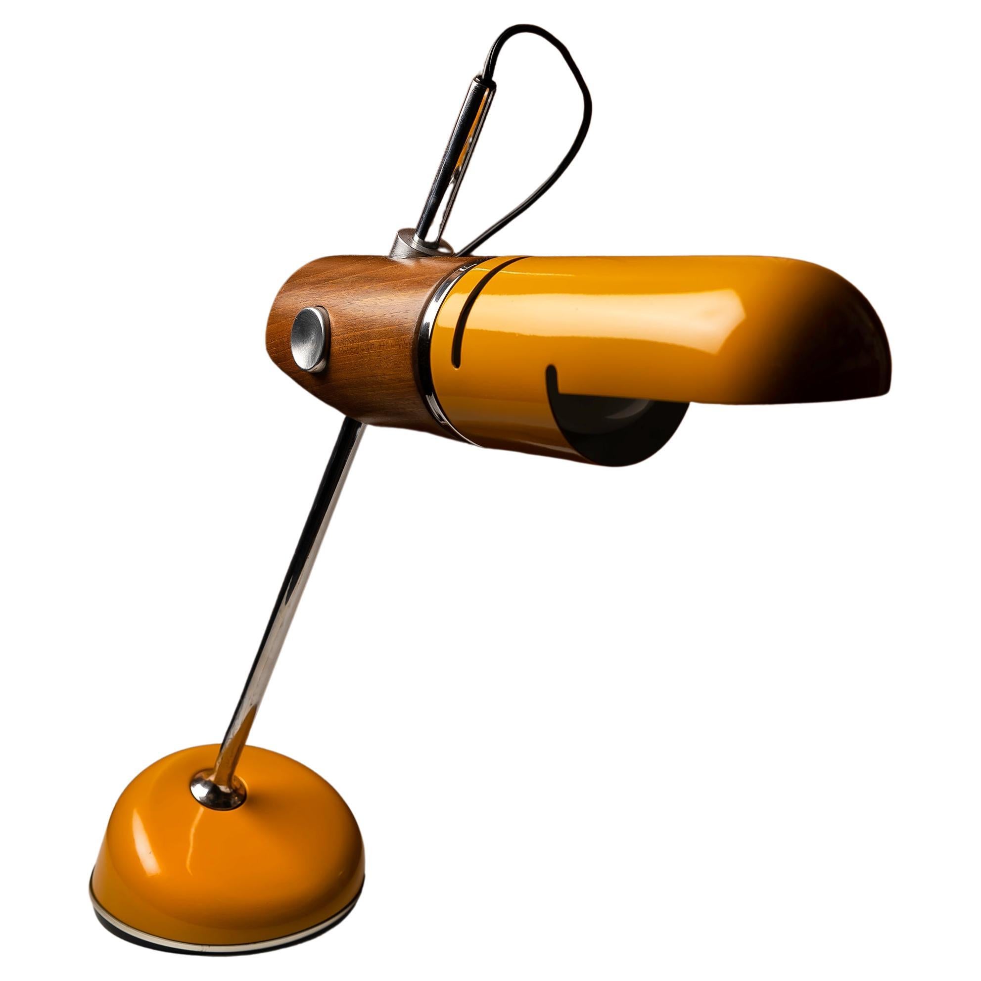 Vintage "Torpedo" Table lamp by Tomás Diaz Magro for Fase, Spain 1969 For Sale