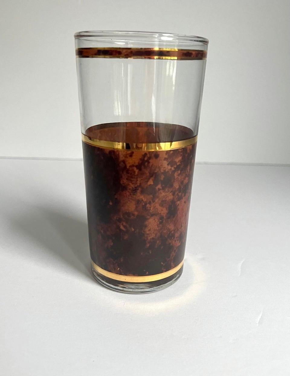 Unknown Vintage Tortoise and Gold Glasses - Set of 6