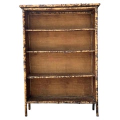 Vintage Tortoise Bamboo Etagere