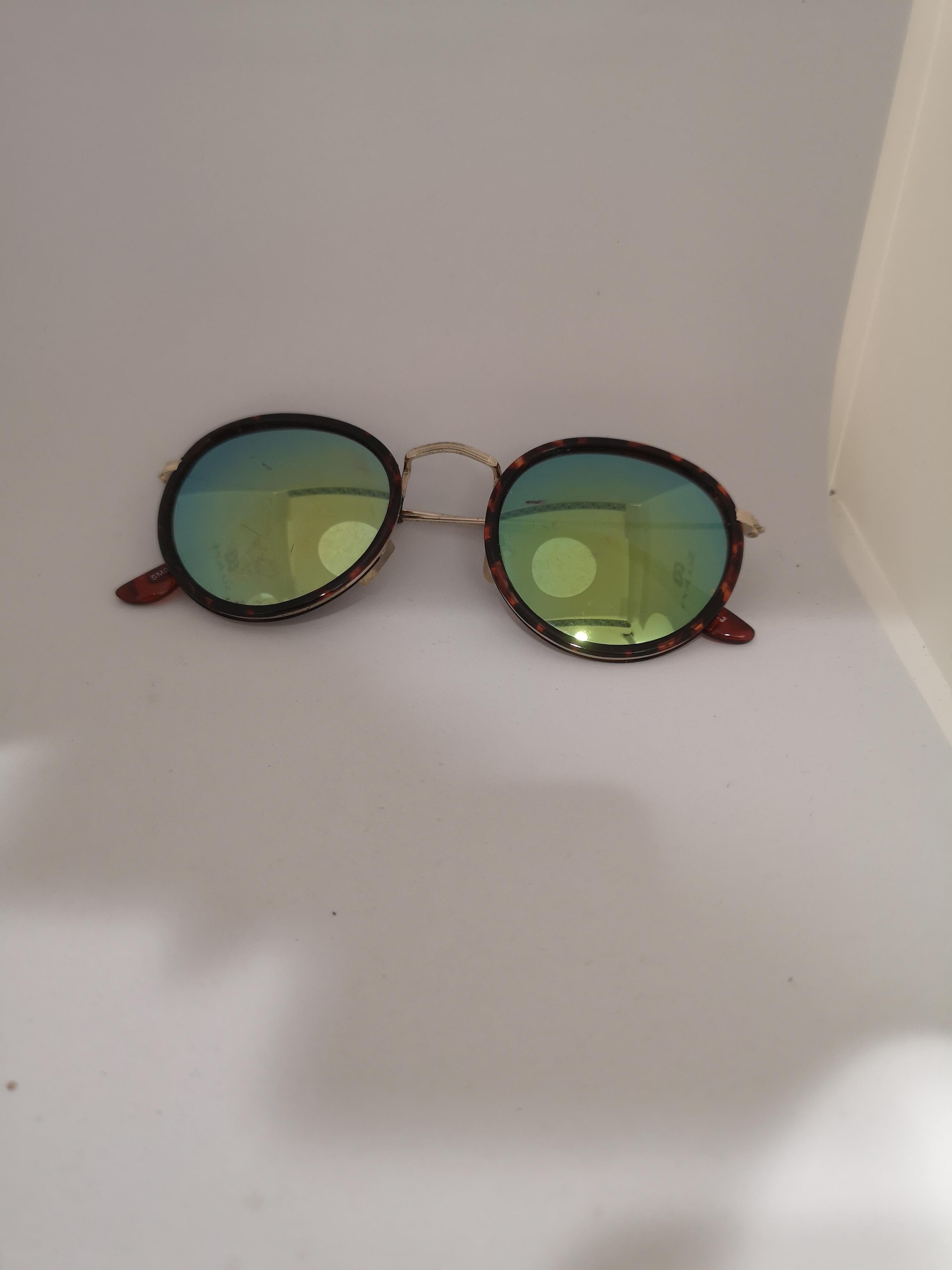green mirrored polarized sunglasses