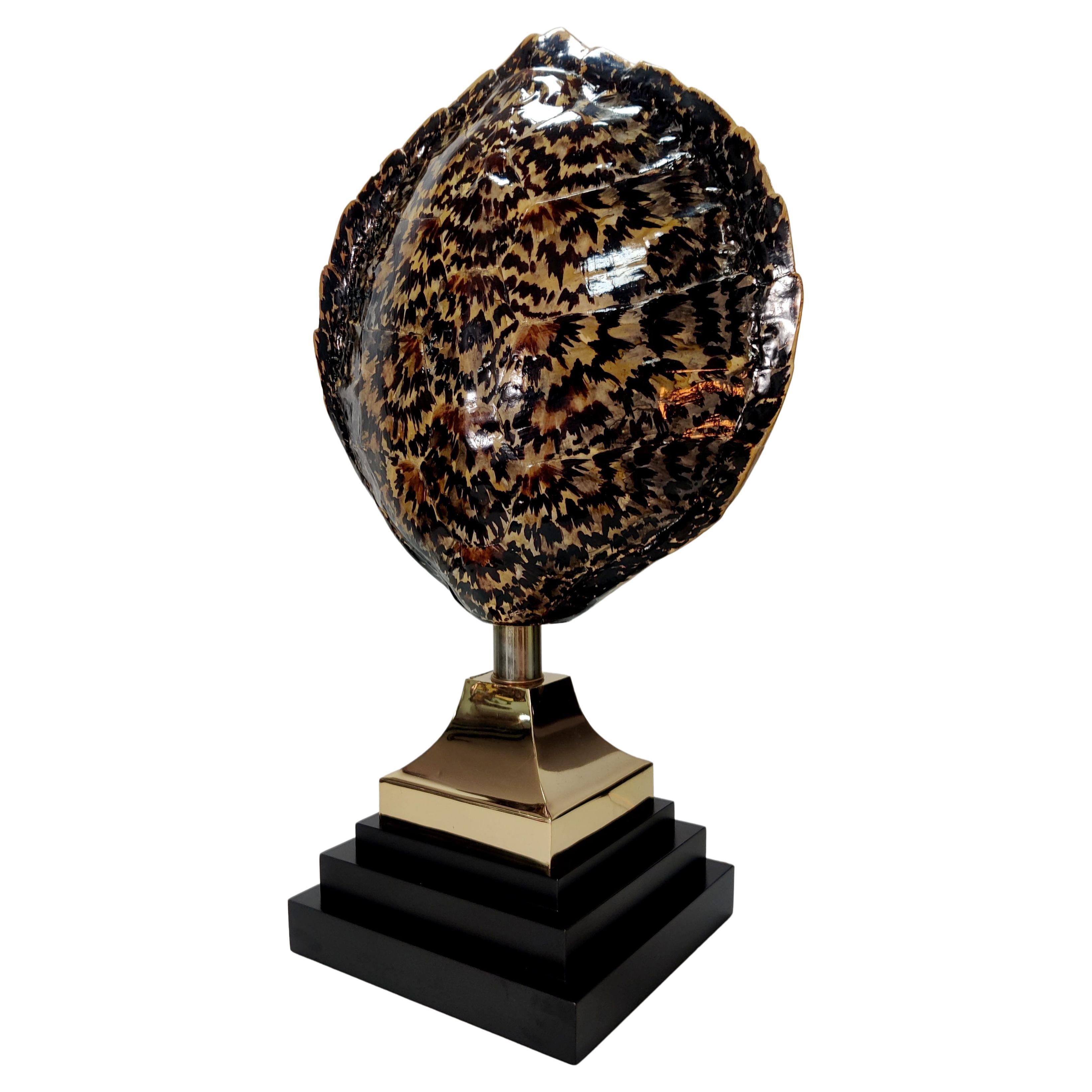 Vintage Faux Tortoise Shell Lamp at 1stDibs