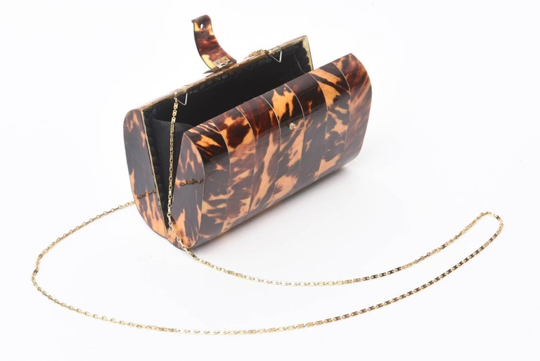 Tortoise Shell Vintage Clutch and Evening Bag For Sale at 1stdibs