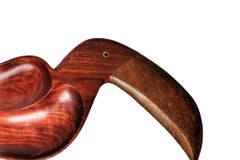 Vintage Toucan Shaped Teak Wood Serving Tray, Snack Bowl