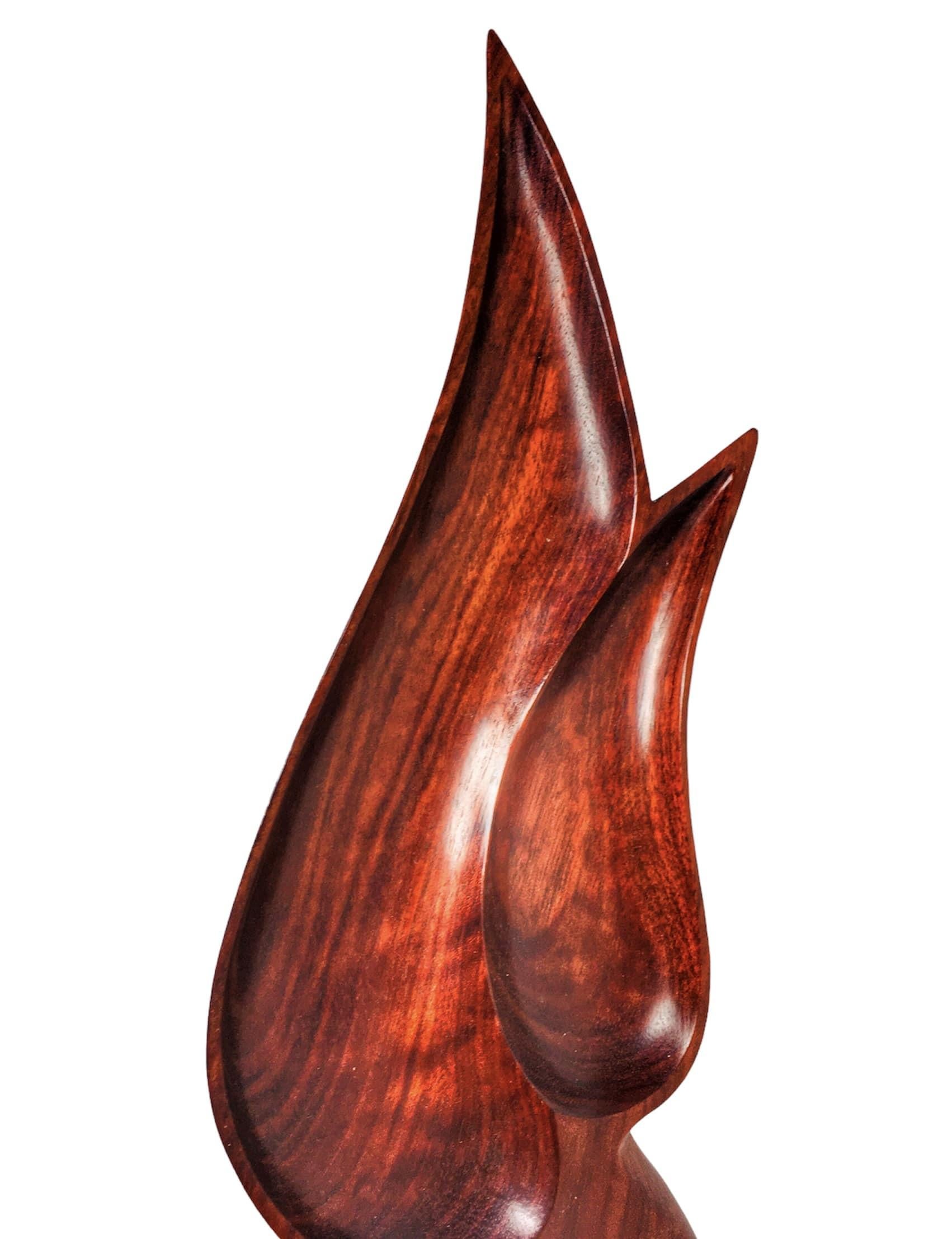 Mid-Century Modern Vintage Toucan Shaped Teak Wood Serving Tray, Snack Bowl For Sale
