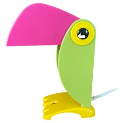 Vintage Toucan Table Lamp in the Style of Old Timer Ferrari