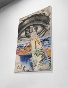 Vintage Tourist Poster Spain by Salvador Dali, 1970s